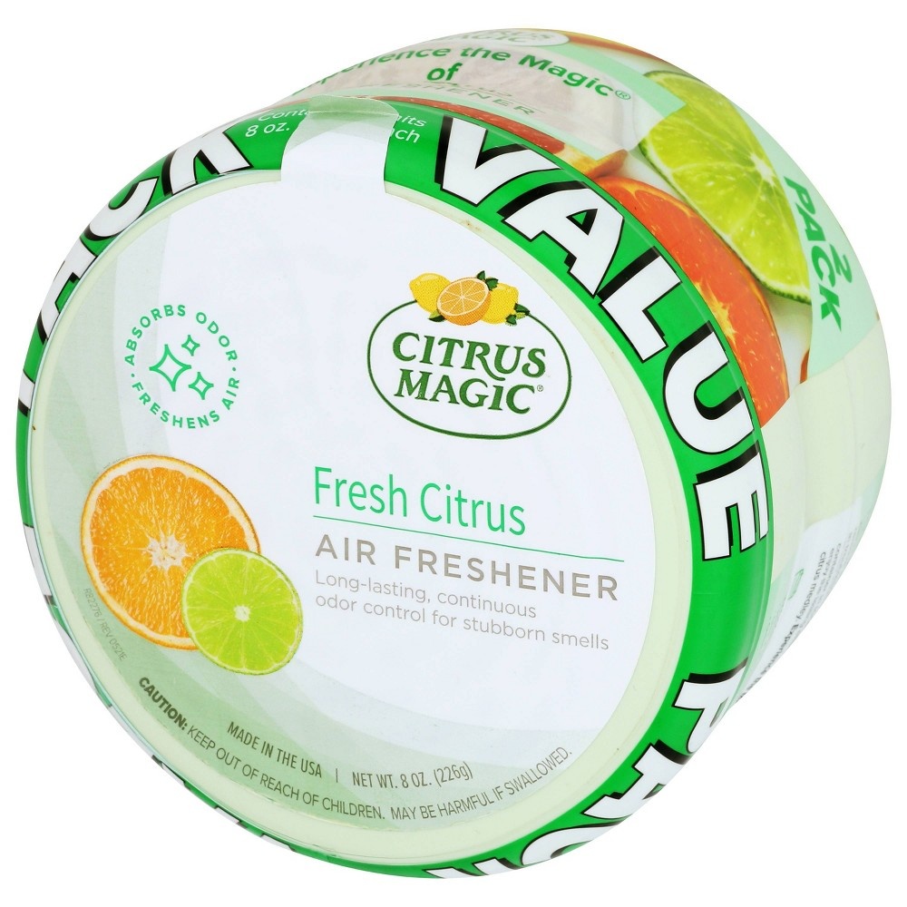 slide 4 of 6, Citrus Magic Solid Air Freshener Fresh Citrus - 16oz/2pk, 16 oz