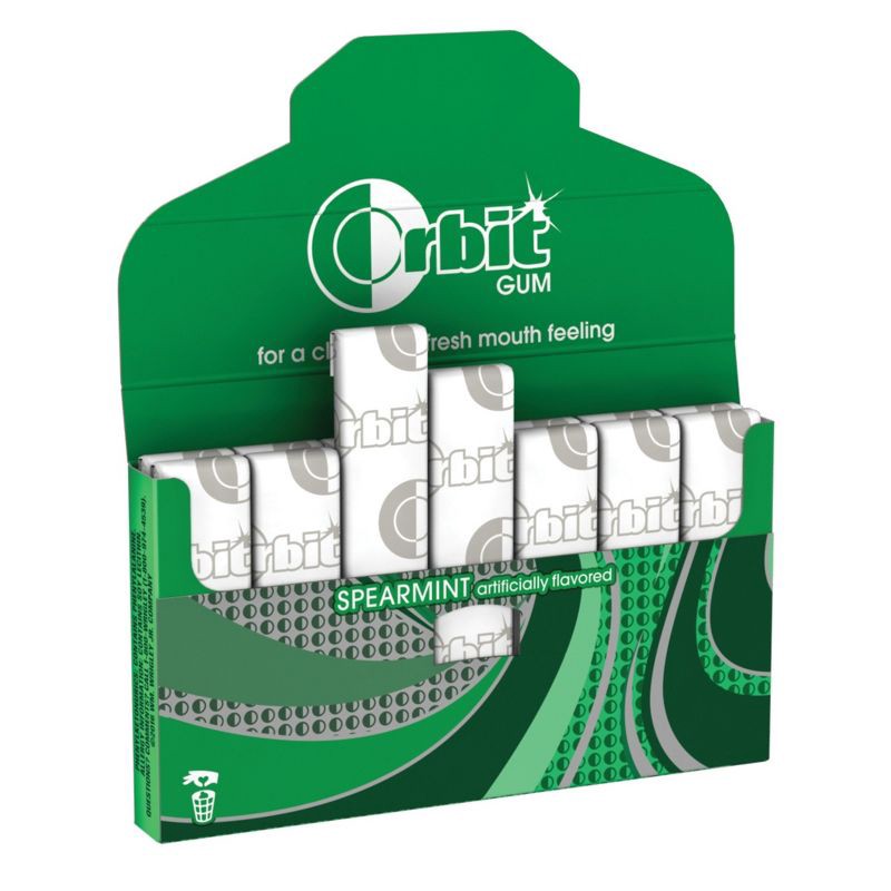 slide 2 of 6, Orbit Spearmint Sugarfree Gum Multipack - 14 sticks/3pk, 3 ct
