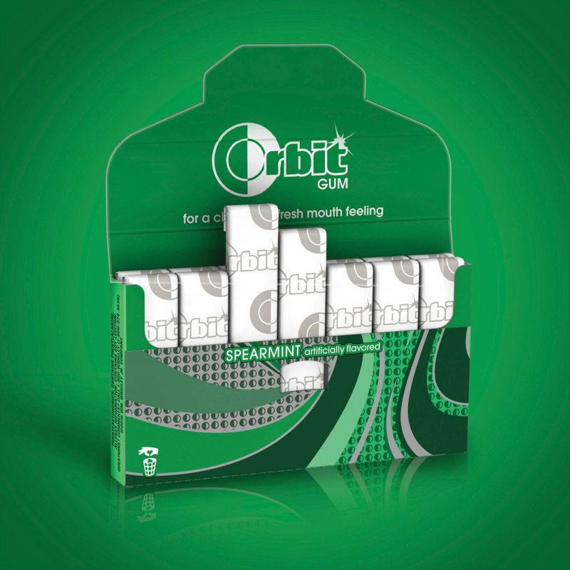 slide 3 of 11, Orbit Spearmint Sugar-Free Gum Multipack - 14ct/3pk, 14 ct, 3 ct