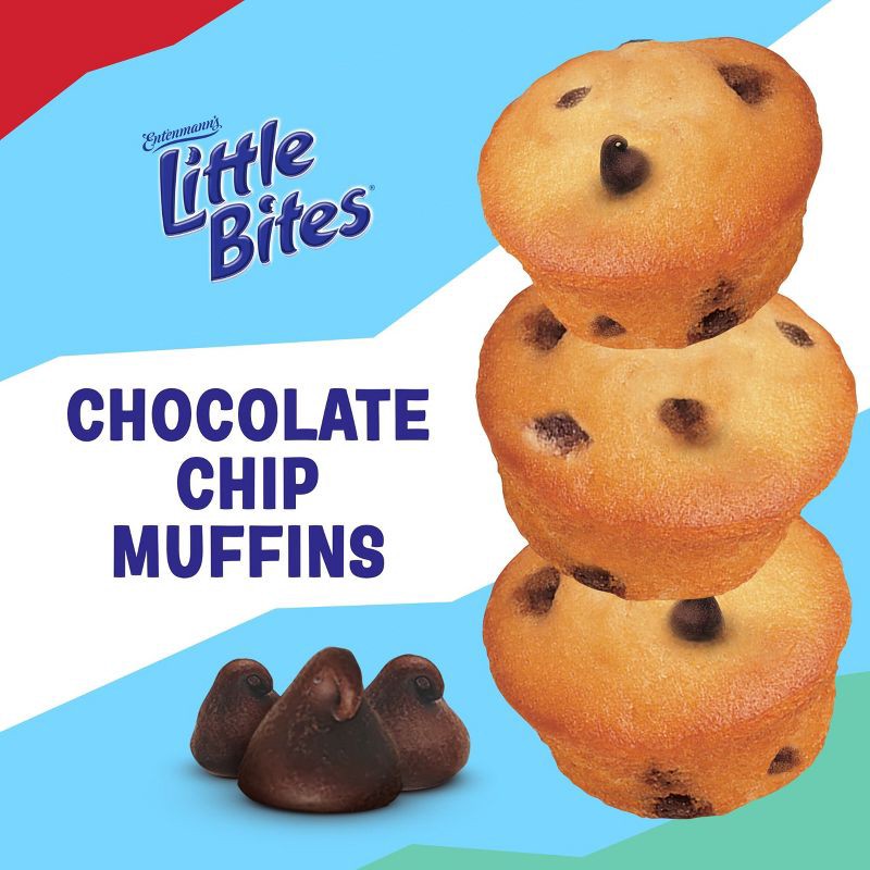 slide 3 of 9, Entenmann's Little Bites Chocolate Chip Muffins - 16.5oz/10ct, 16.5 oz, 10 ct