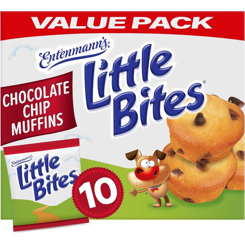 slide 1 of 9, Entenmann's Little Bites Chocolate Chip Muffins - 16.5oz/10ct, 16.5 oz, 10 ct