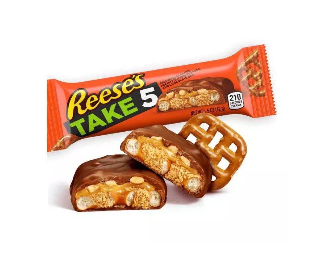 slide 4 of 5, Take5 Reese's Take 5 Chocolate Candy Bar, 1.5 oz