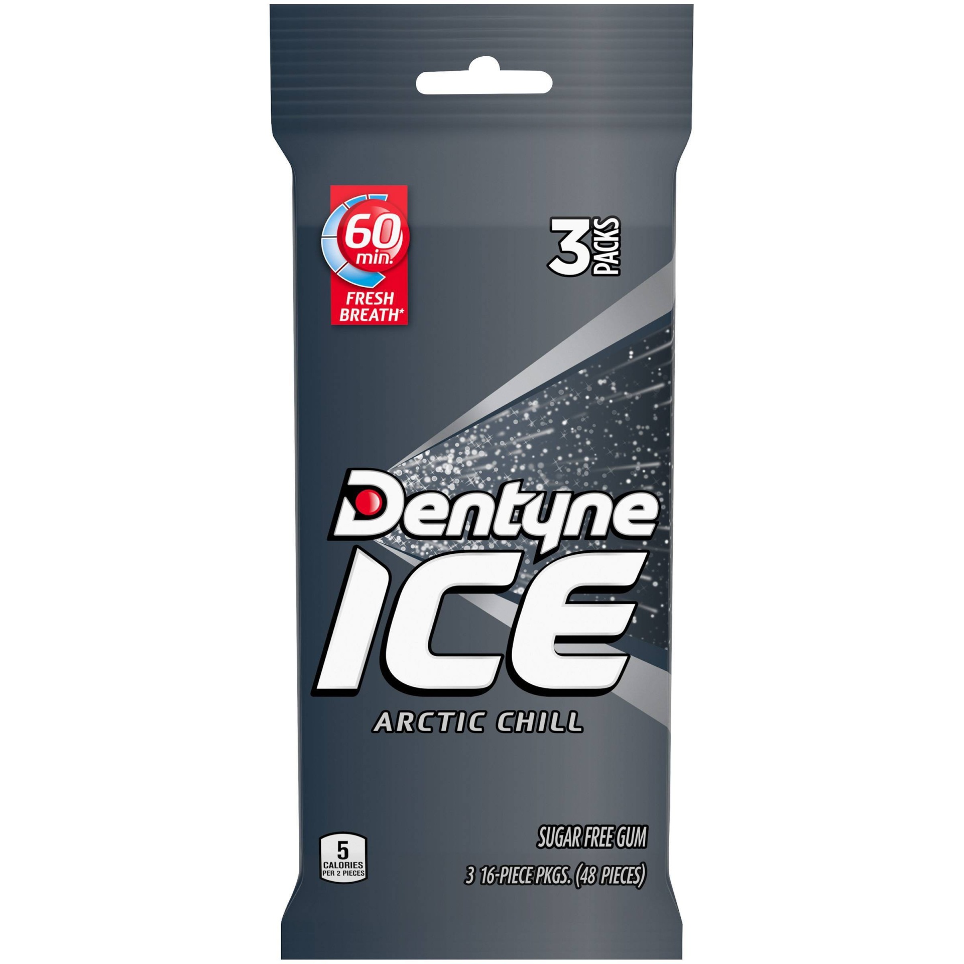 slide 1 of 9, Dentyne Ice Arctic Chill Sugar Free Gum, 48 ct