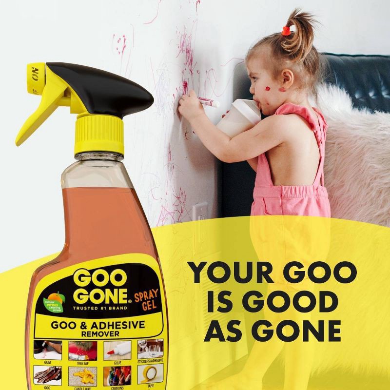 slide 5 of 8, Goo Gone Fresh Citrus Spray Gel - 12oz, 12 oz
