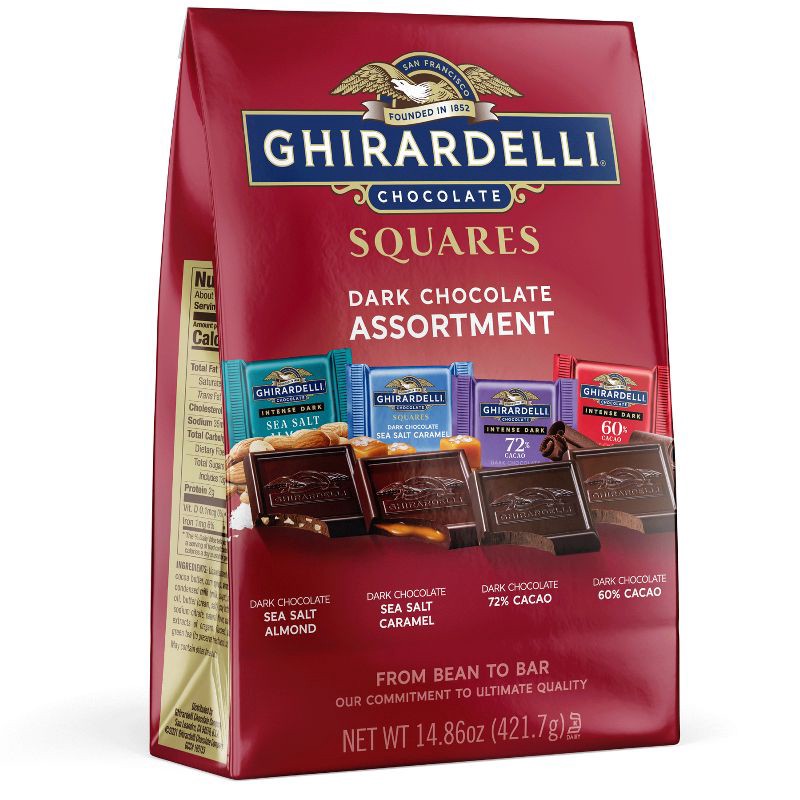 slide 2 of 7, Ghirardelli Dark Chocolate Candy Squares Assortment - 14.86oz, 14.86 oz