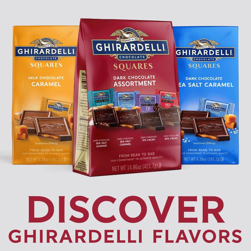 slide 3 of 7, Ghirardelli Dark Chocolate Candy Squares Assortment - 14.86oz, 14.86 oz
