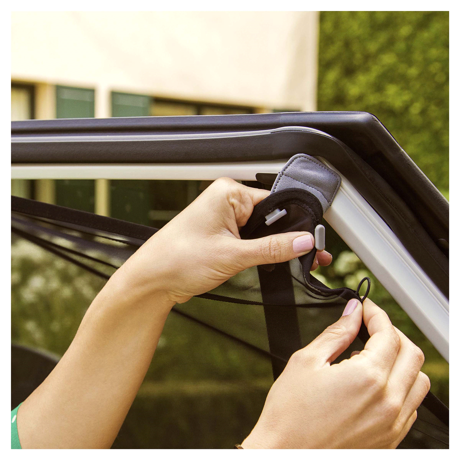 slide 4 of 4, Brica Magnetic Stretch-To-Fit Sun Shade, 1 ct