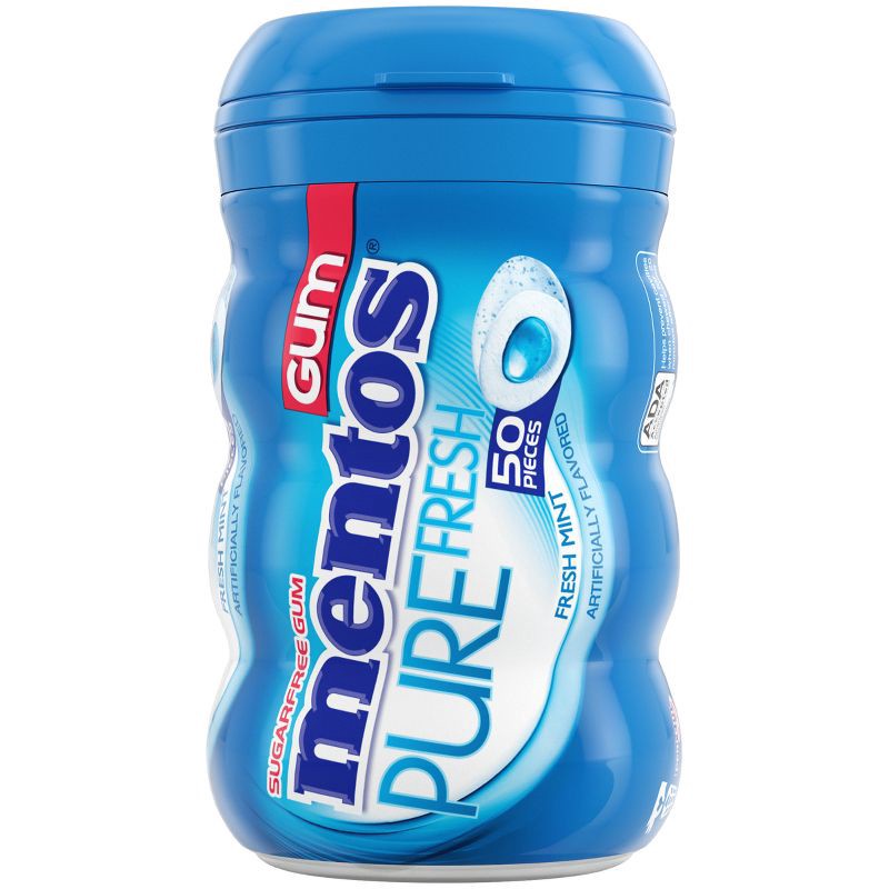 slide 2 of 6, Mentos Pure Fresh Freshmint Sugar-Free Gum - 50ct, 50 ct