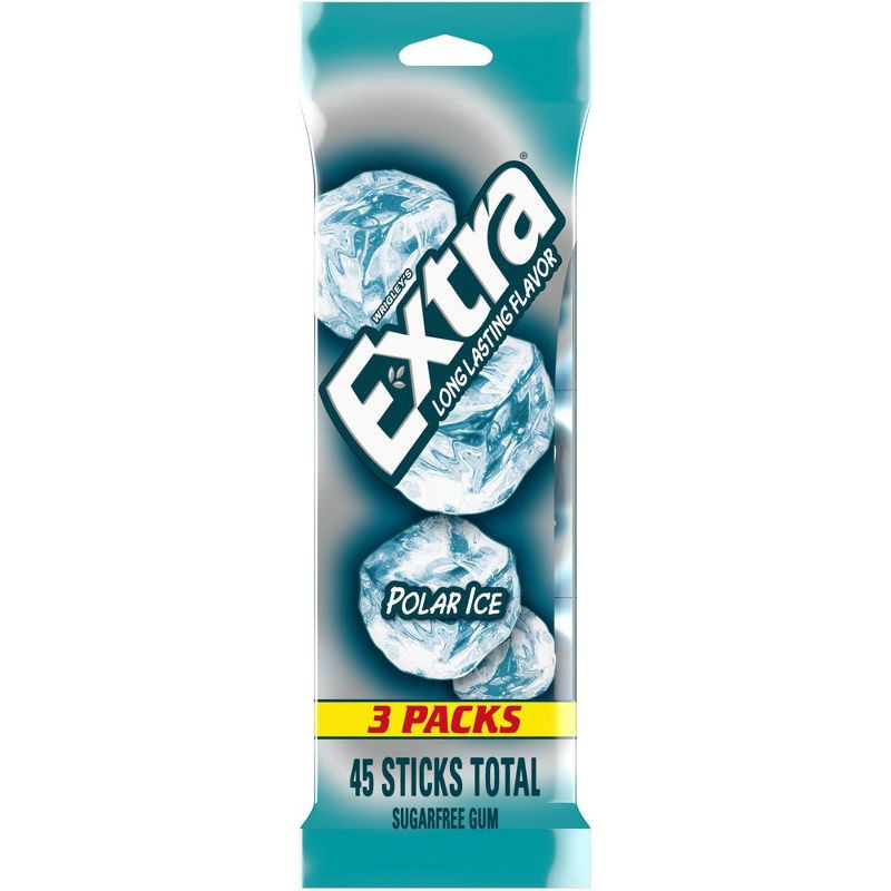 slide 2 of 9, Extra Sugar-Free Polar Ice Gum Multipack - 15ct/3pk, 15 ct, 3 ct