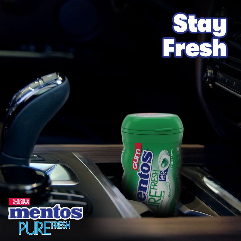 slide 4 of 7, Mentos Pure Fresh Spearmint Sugar-Free Gum - 50ct, 50 ct