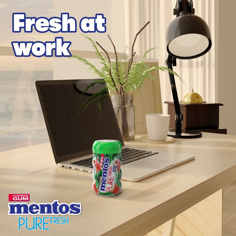 slide 5 of 7, Mentos Pure Fresh Spearmint Sugar-Free Gum - 50ct, 50 ct