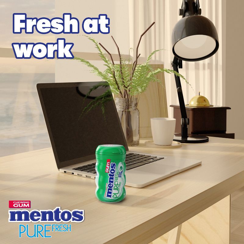 slide 7 of 7, Mentos Pure Fresh Spearmint Sugar-Free Gum - 50ct, 50 ct
