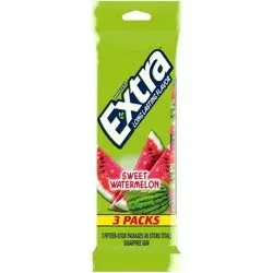 Extra Sweet Watermelon Sugar-Free Gum - 15 sticks/3pk
