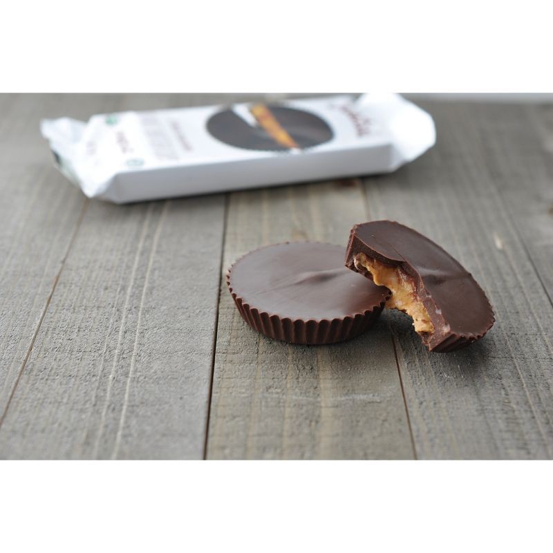 slide 2 of 5, Justin's Organic Dark Chocolate Peanut Butter Cups Candy - 1.4oz, 1.4 oz