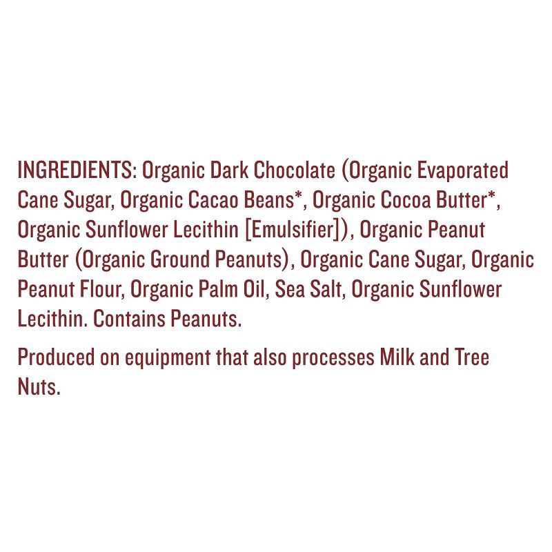 slide 3 of 5, Justin's Organic Dark Chocolate Peanut Butter Cups Candy - 1.4oz, 1.4 oz