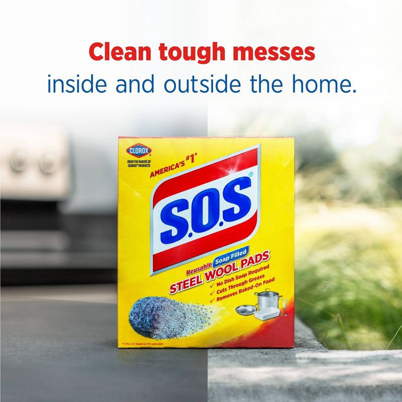 slide 3 of 14, Clorox Steel Wool Soap Pads - 18ct, 18 ct