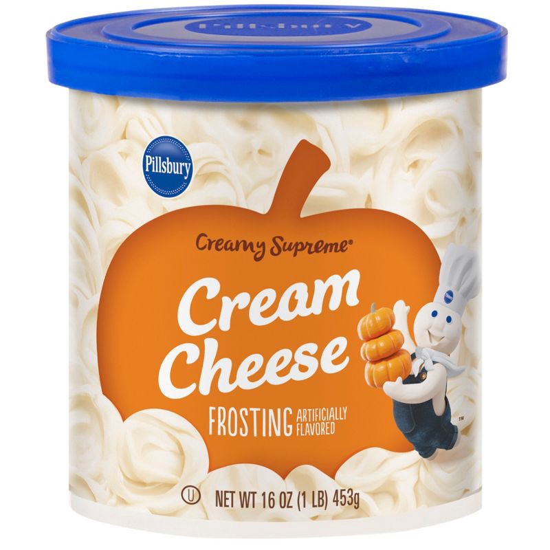 slide 1 of 5, Pillsbury Creamy Supreme Seasonal Cream Cheese Frosting - 16oz, 16 oz