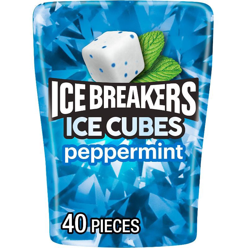 slide 1 of 7, Ice Breakers Ice Cubes Peppermint Sugar Free Gum - 40ct, 40 ct