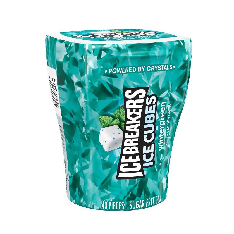 slide 2 of 7, Ice Breakers Ice Cubes Wintergreen Sugar Free Gum - 40ct, 40 ct