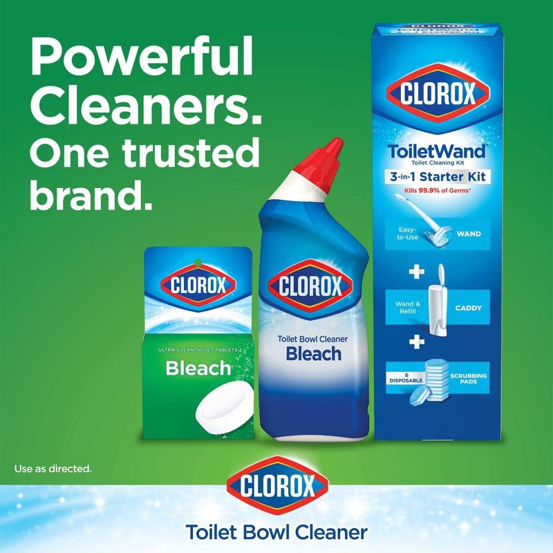 slide 8 of 13, Clorox Ultra Clean Toilet Tablets Bleach - 7oz/2ct, 2 ct; 7 oz