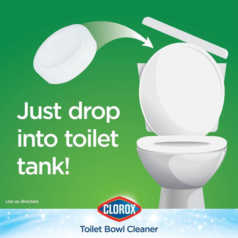 slide 4 of 12, Clorox Ultra Clean Toilet Tablets Bleach - 3.5oz/4ct, 4 ct; 3.5 oz