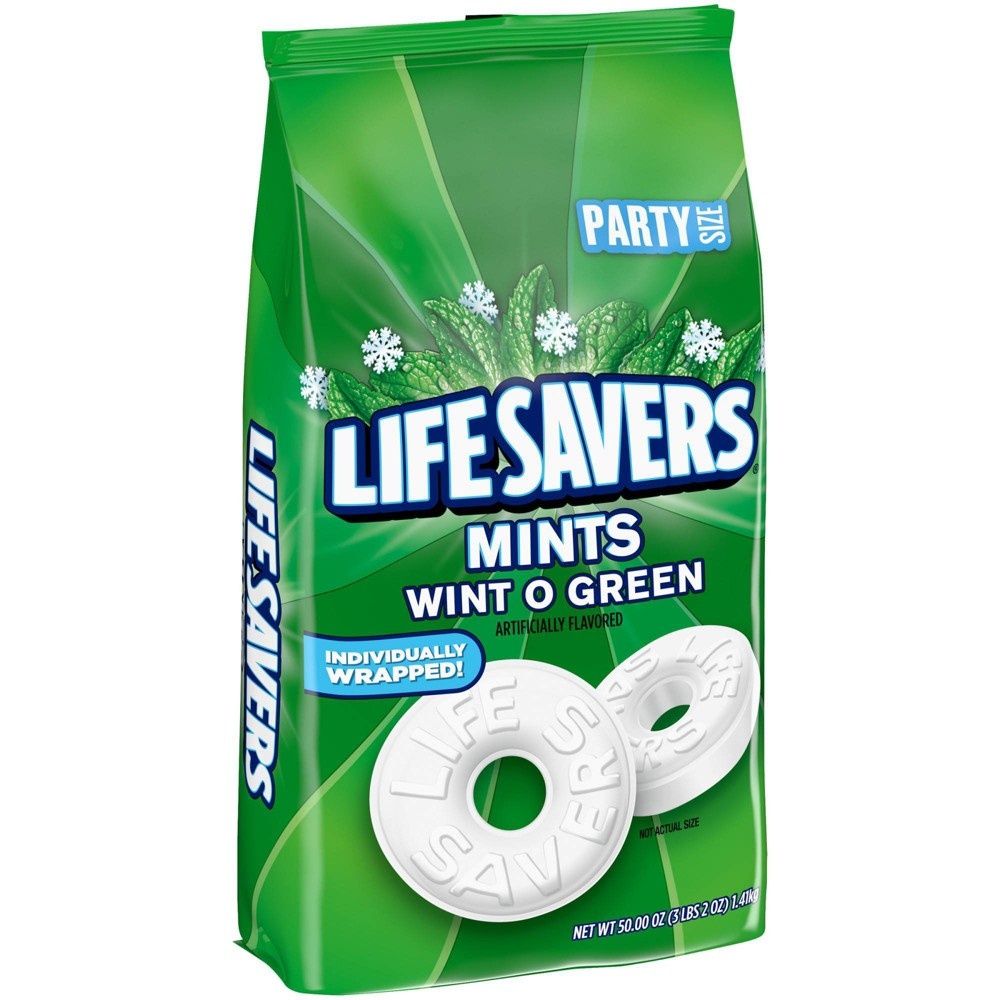 slide 7 of 8, Life Savers Wint O Green Mint Candies, 50 oz