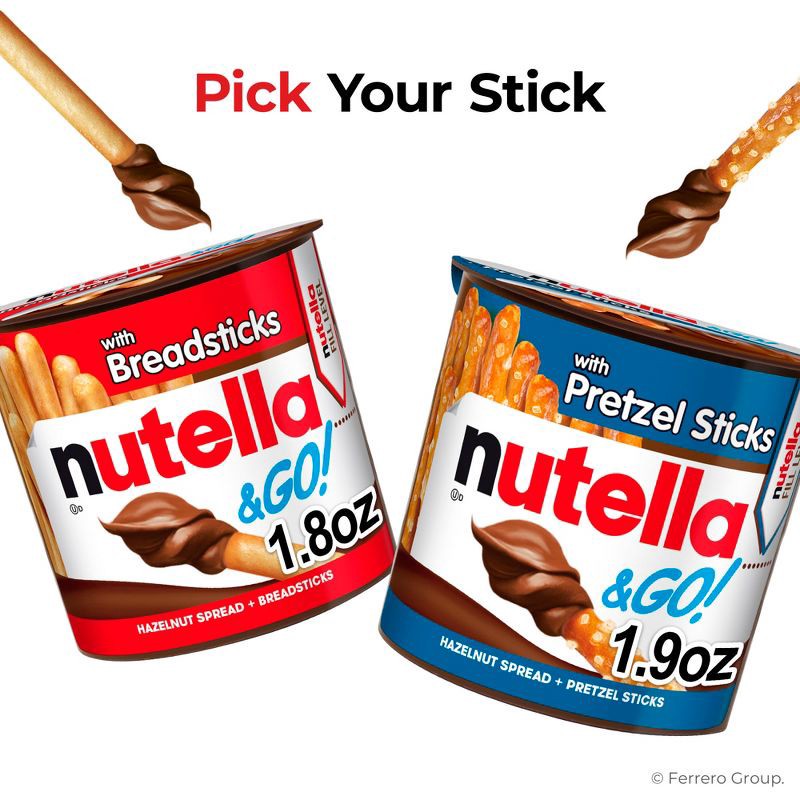 slide 8 of 9, Nutella & Go! Hazelnut Spread & Breadsticks - 1.8oz, 1.8 oz