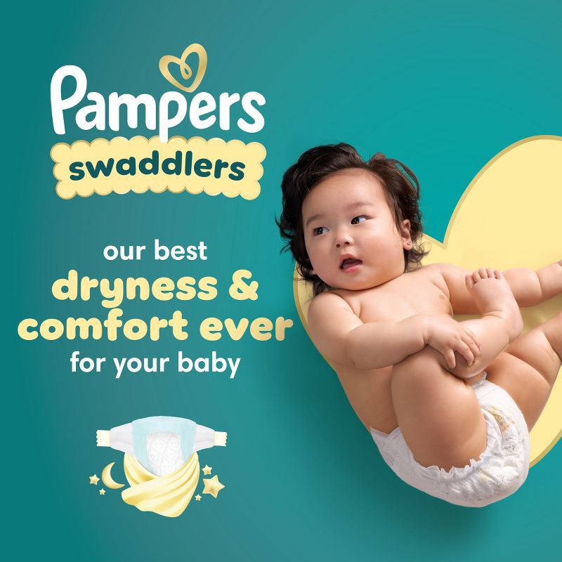 slide 3 of 16, Pampers Swaddlers Sensitive Disposable Diapers - Size 4 - 66ct, 4 x 66 ct
