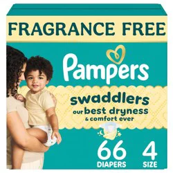 Pampers Swaddlers Sensitive Disposable Diapers - Size 4 - 66ct