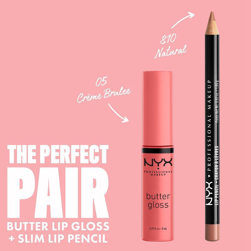 slide 5 of 8, NYX Professional Makeup Butter Lip Gloss - 05 Crème Brulee - 0.27 fl oz, 0.27 fl oz