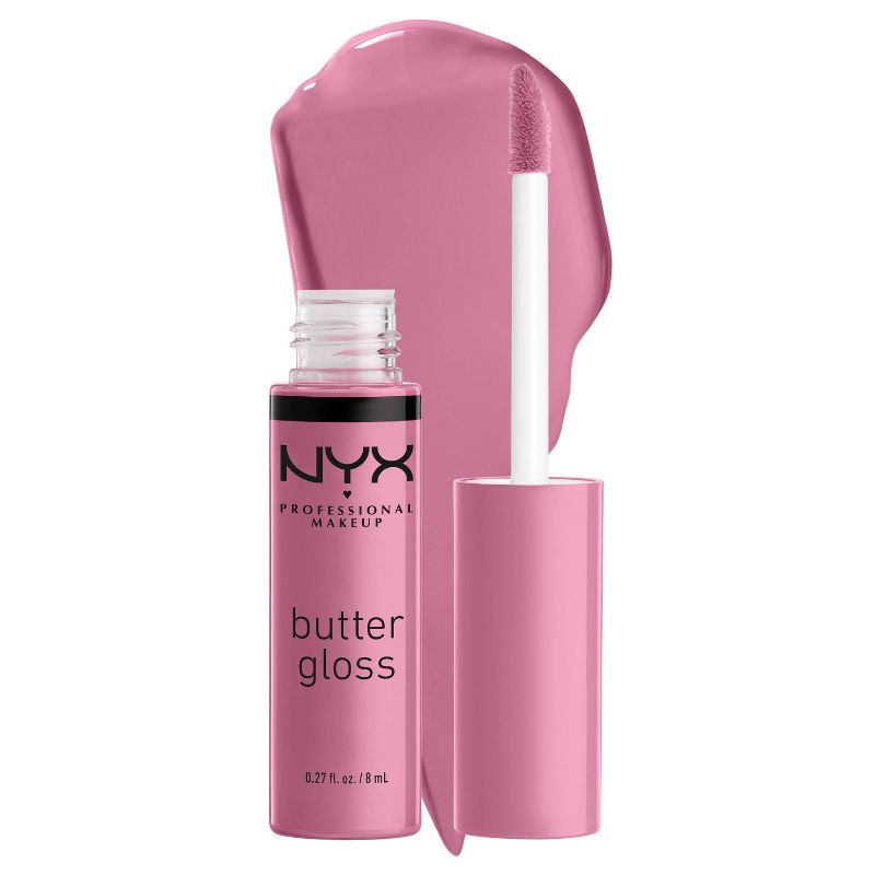 slide 2 of 8, NYX Professional Makeup Butter Lip Gloss - 02 Éclair - 0.27 fl oz, 0.27 fl oz