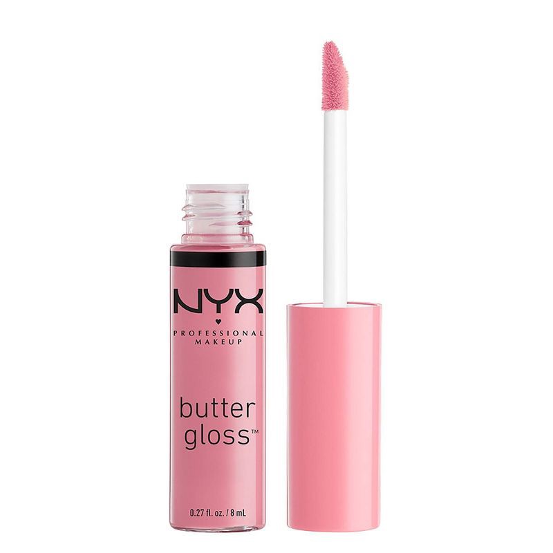 slide 2 of 8, NYX Professional Makeup Butter Lip Gloss - 02 Éclair - 0.27 fl oz, 0.27 fl oz