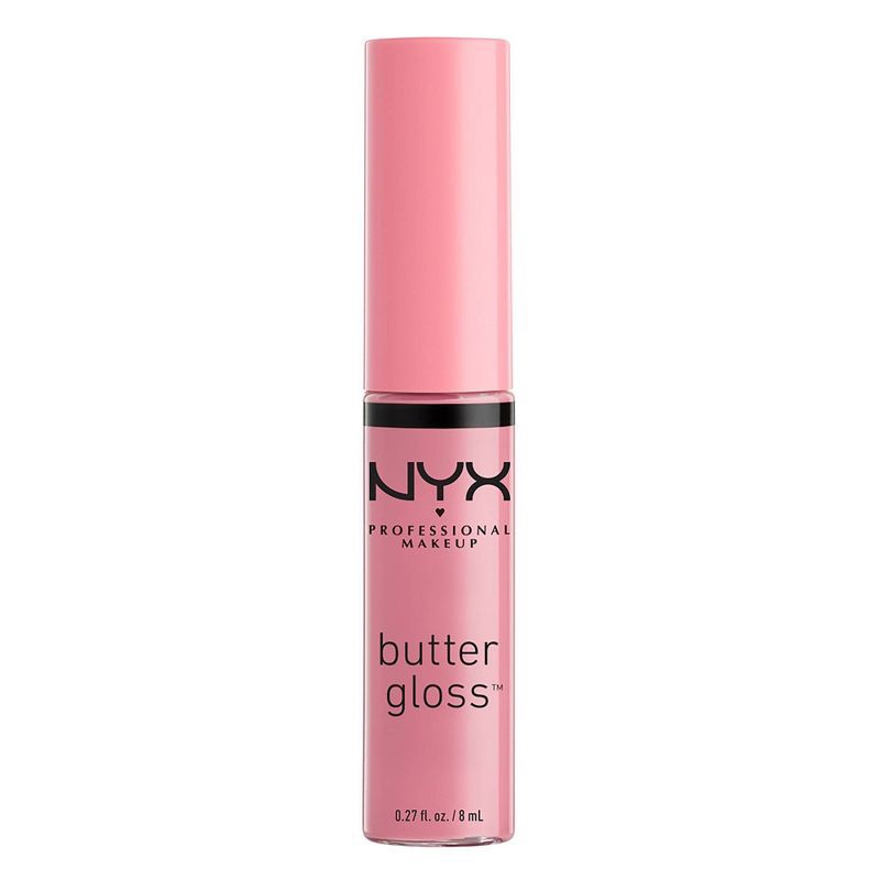 slide 1 of 8, NYX Professional Makeup Butter Lip Gloss - 02 Éclair - 0.27 fl oz, 0.27 fl oz