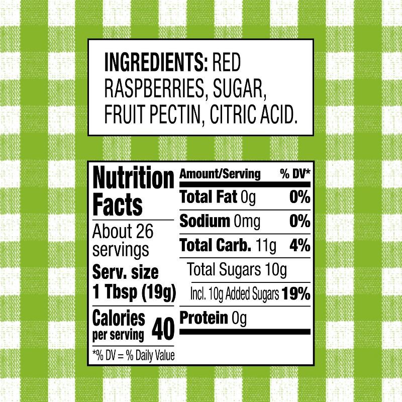 slide 5 of 5, Smucker's Natural Red Raspberry Fruit Spread - 17.25oz, 17.25 oz