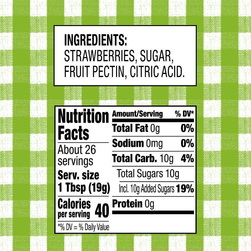 slide 5 of 5, Smucker's Natural Strawberry Fruit Spread - 17.25oz, 17.25 oz