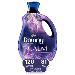 Downy Infusions Calm Liquid Fabric Softener - Lavender & Vanilla Scent - 81 fl oz