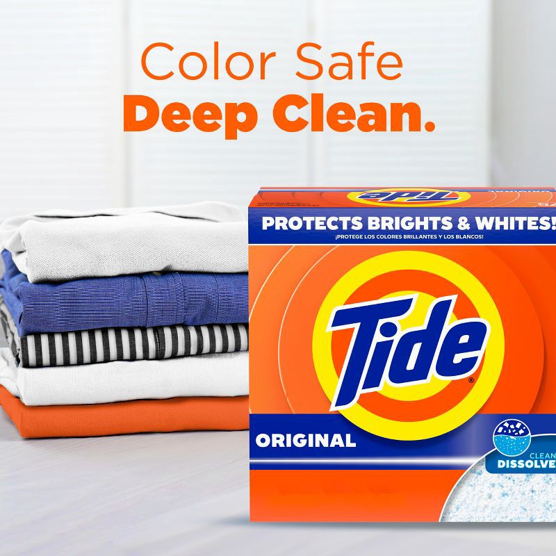slide 2 of 8, Tide Turbo High Efficiency Powder Laundry Detergent Original - 75 Loads, 1 ct