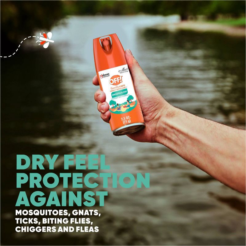 slide 4 of 13, OFF! FamilyCare Mosquito Repellent - Smooth & Dry - 2.5oz, 2.5 oz