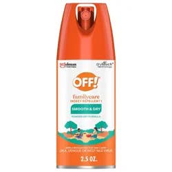 OFF! FamilyCare Bug Spray & Mosquito Repellent Travel Size - 2.5oz