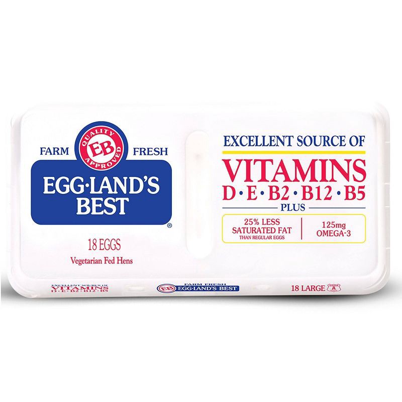 slide 1 of 9, Eggland's Best Grade A Extra Large Eggs - 18ct, 18 ct