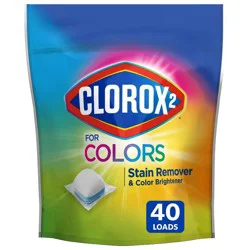 Clorox 2 for Colors Stain Remover and Color Brightener Packs - 40ct/25.4oz