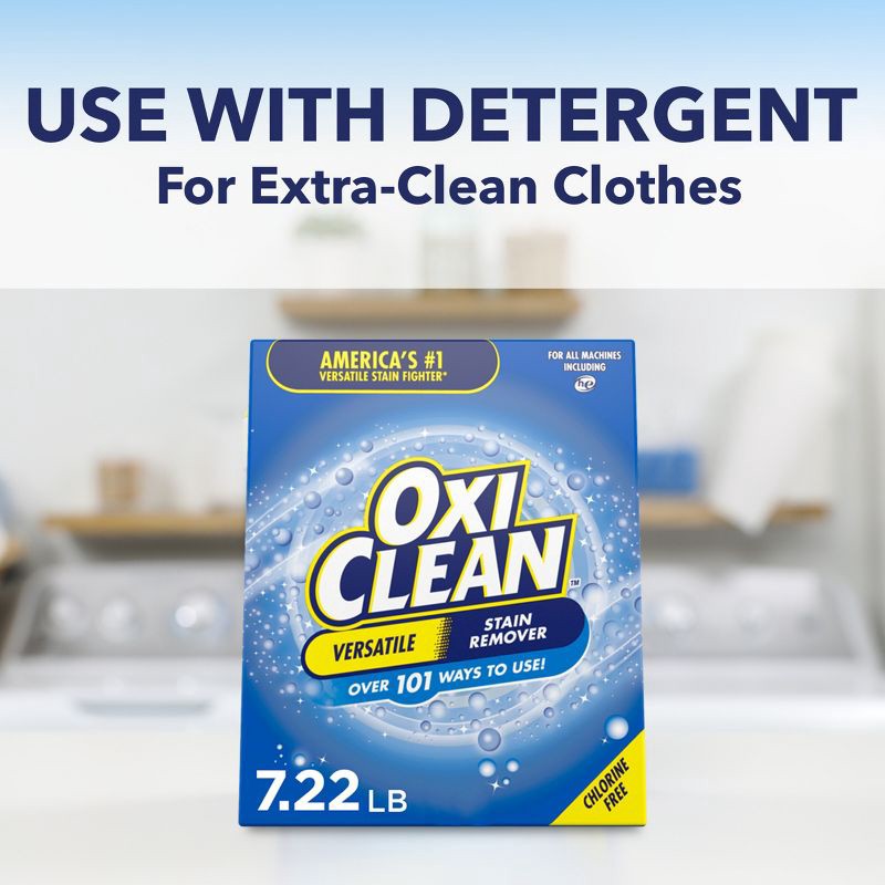 slide 5 of 11, OxiClean Versatile Stain Remover Powder - 7.22 lbs, 7.22 lb