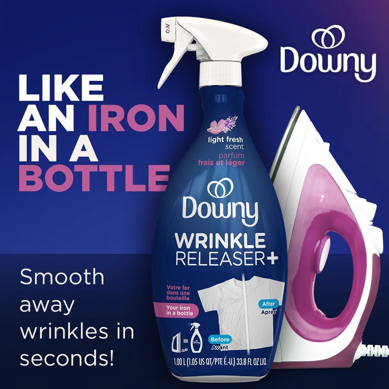 slide 2 of 8, Downy Light Fresh Wrinkle Releaser - 3oz, 3 oz