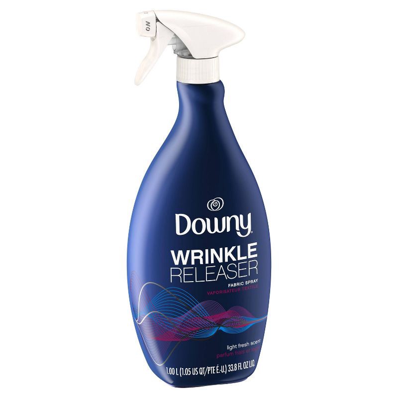 slide 3 of 8, Downy Wrinkle Releaser Light Fresh Scent Fabric Refresher Spray - 33.8 fl oz, 33.8 fl oz