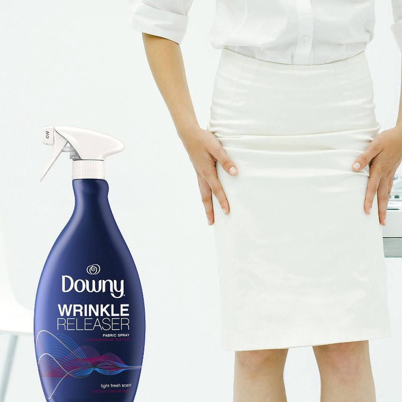 slide 4 of 8, Downy Wrinkle Releaser Light Fresh Scent Fabric Refresher Spray - 33.8 fl oz, 33.8 fl oz