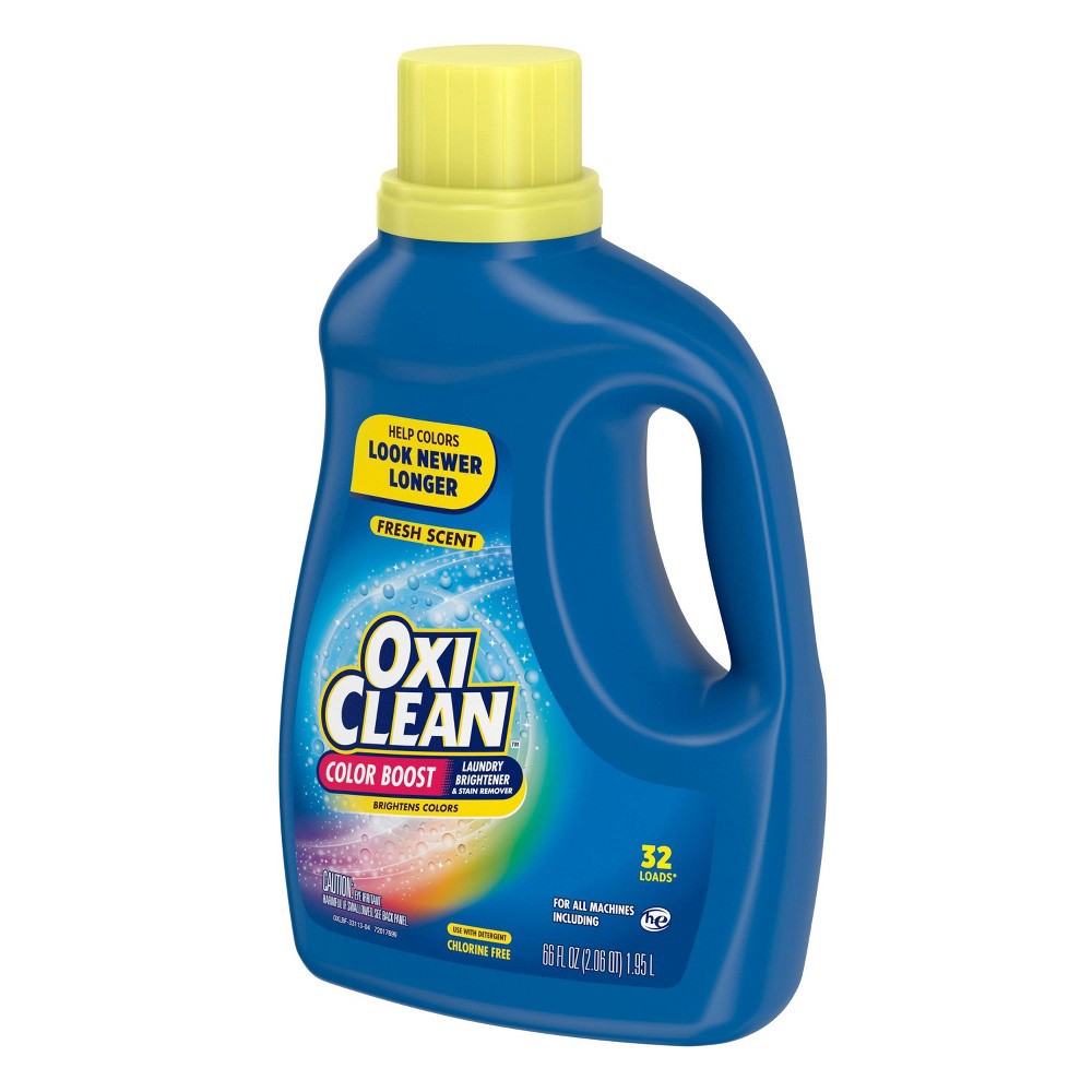 slide 3 of 4, OxiClean Color Boost Color Brightener plus Stain Remover Liquid Fresh Scent - 66 fl oz, 66 fl oz