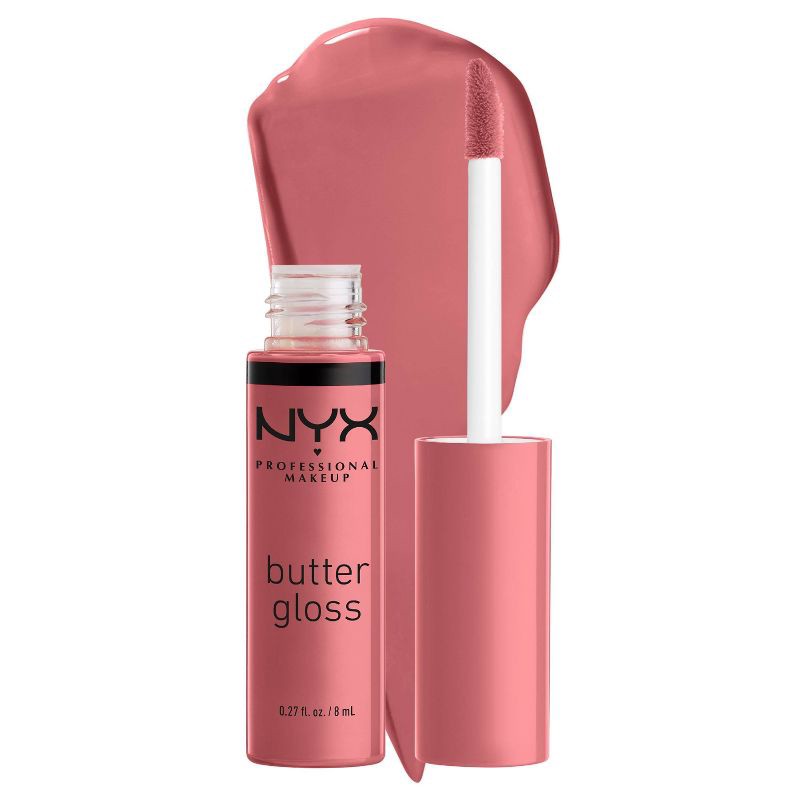 slide 2 of 8, NYX Professional Makeup Butter Lip Gloss - 07 Tiramisu - 0.27 fl oz, 0.27 fl oz