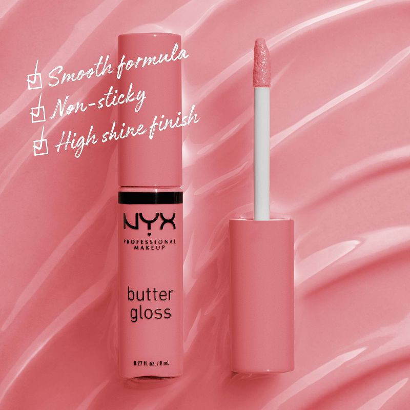 slide 4 of 8, NYX Professional Makeup Butter Lip Gloss - 07 Tiramisu - 0.27 fl oz, 0.27 fl oz