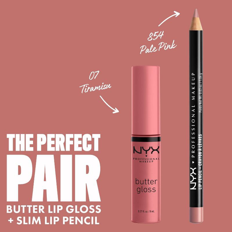 slide 5 of 8, NYX Professional Makeup Butter Lip Gloss - 07 Tiramisu - 0.27 fl oz, 0.27 fl oz