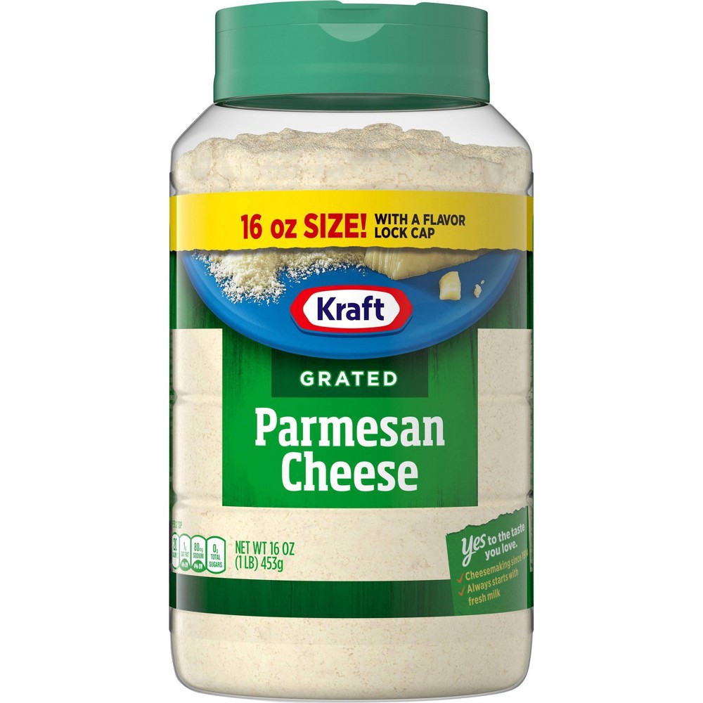 Kraft 100 Grated Parmesan Cheese 16oz 16 oz Shipt